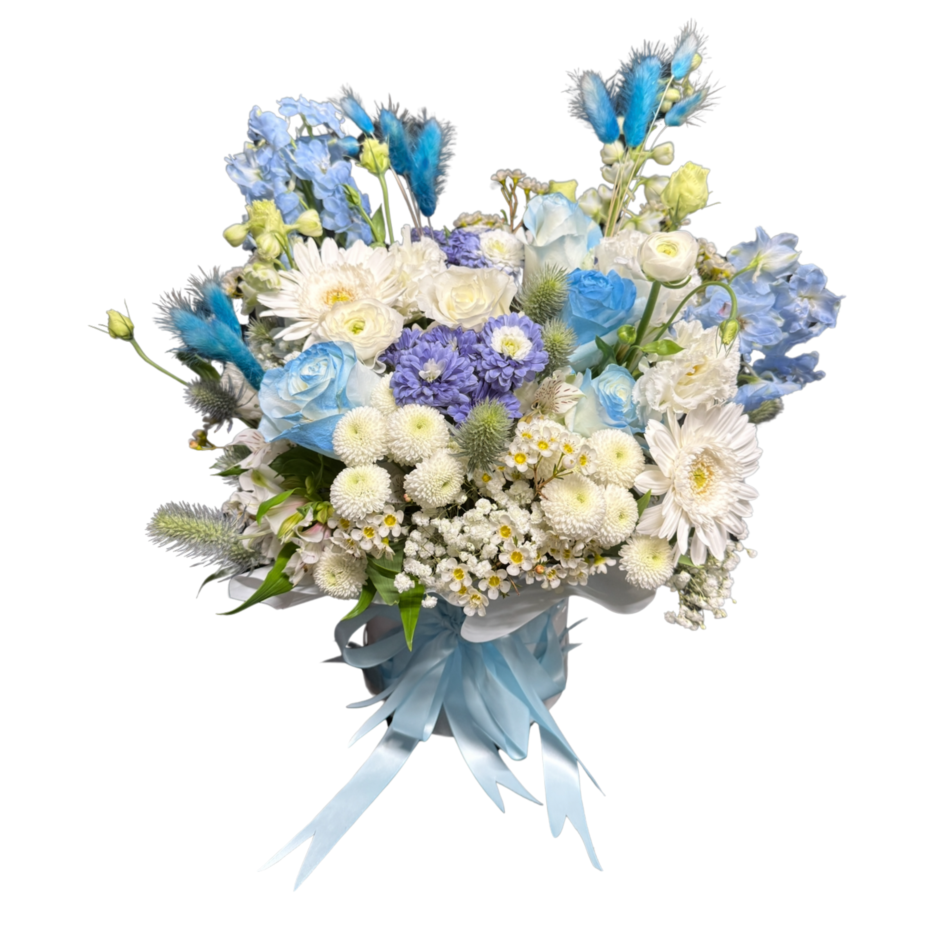 Large Blue Box Arrangement